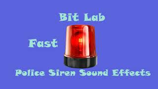 Police Siren Sound Effects with Variations Fast Slow [upl. by Dragoon]