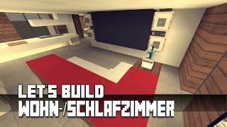 Minecraft  Möbel Tutorial  Modernes WohnSchlafzimmer Haus Nr 11 [upl. by Notsirt319]