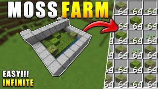 Easy 120 Automatic Moss amp Azalea Farm in Minecraft Bedrock amp JavaMCPEXboxPS4NintendoPC [upl. by Tizes838]