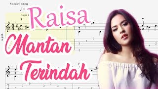 Raisa  Mantan Terindah Fingerstyle TAB [upl. by Broderic]