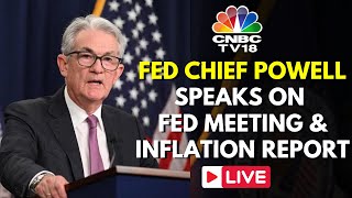 Jerome Powell LIVE Federal Reserve Bank Interest Rate Decision  FOMC Meeting  US Market  N18G [upl. by Airpac596]