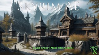 Skyrim Load Order Male Edition  Xbox Series X January 2024 [upl. by Sel]