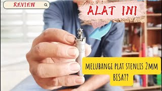 REVIEW  HOLE SAW 15MM APA BISA BUAT MELUBANGI PLAT STENLIS TEBAL 2MM [upl. by Rouvin]