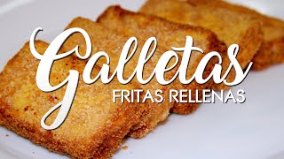 ✅ Galletas Fritas rellenas 🍪 Postre de Galletas 🍪 Recetas de Postre con Galletas [upl. by Ribaj]