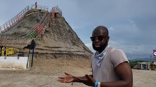 Trip to El Totumo Volcano Mud Bath Mountain Cartagena Colombia [upl. by Atirb]