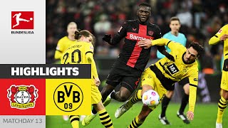 Top Thriller Boniface Levels It For B04  Bayer Leverkusen  Dortmund 11  Highlights  MD 13 [upl. by Aehsila]