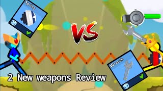 Spring vs Wrench  2 New Weapons Review in Supreme Duelist Stickman [upl. by Krefetz]