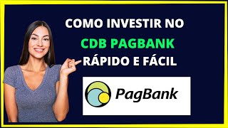 Como investir no cdb do Pagbank [upl. by Kelula]