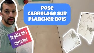 POSE CARRELAGE  Je pète des carreaux 😅 renovation house tutorial fail [upl. by Falkner444]