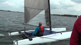 Rutland Water AClass Catamaran Sailing HD [upl. by Siuoleoj]