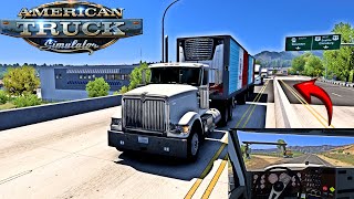 AMERİKADA TIR ŞÖFÖRLÜĞÜ YAPIYORUZ  American Truck Simulator [upl. by Lanrev]