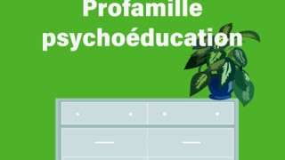 Profamille  psychoéducation [upl. by Bonnibelle]