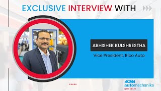 Rico Auto  Interview at ACMA Automechanika Delhi 2024 [upl. by Jeth36]