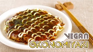 Vegan Okonomiyaki DairyGlutenEgg Free Recipe  OCHIKERON  Create Eat Happy [upl. by Anerb]