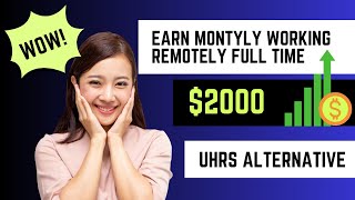 Earn over 2000 Monthly Working Remotely as a FULL TIME JOB Outsourcely Review UHRS Alternative [upl. by Aij840]