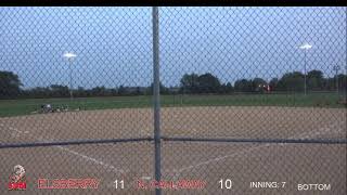 Elsberry Lady Indians v North Callaway Lady Thunderbirds Varsity Softball [upl. by Mccurdy]