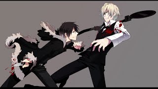 Durarara X2 Ketsu  Izaya Orihara vs Shizuo Heiwajima Final Fight [upl. by Sualocin]