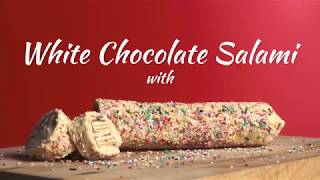 Loacker  4 hand recipes  White Chocolate Salami [upl. by Ody715]