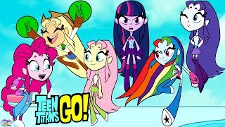 Teen Titans Go Starfire vs MLP Equestria Girls Cartoon Character Swap  SETC [upl. by Yunick]