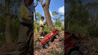 RC remote control car 8wheel drive Unimog accompanies him to grow up slowly Childrens toys RC [upl. by Wayne849]