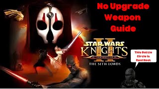 The BEST KOTOR 2 NonUpgradeable Weapons [upl. by Keeton573]