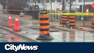 Construction continues to fix Eglinton Crosstown project deficiencies [upl. by Velasco256]