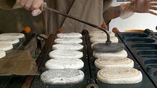 小判餅Grilled rice cake 台灣街頭美食彰化鹿港美食 [upl. by Cavill]