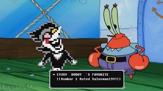 Mr Krabs meets Spamton Deltarune Chapter 2 meme [upl. by Ailugram296]