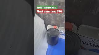 Repaint Kawasaki NINJA R proses tahap epoxy modelomotor ninjar ninjas bengkelcatbekasitimur [upl. by Lipsey903]