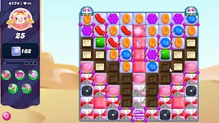 Candy Crush Saga LEVEL 4174 NO BOOSTERS new version🔄✅ [upl. by Allehc893]