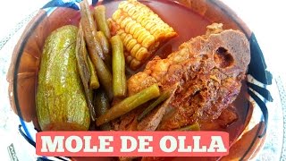 MOLE DE OLLA DE 🐷 PUERCO RECETAS YOUTUBE [upl. by Yahska616]