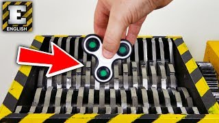 SHREDDING FIDGET SPINNER  EXPERIMENT AT HOME [upl. by Langsdon996]