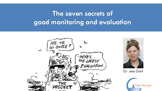 The seven secrets of good monitoring and evaluation [upl. by Ahseiyn]