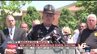 FULL PRESS CONFERENCE Police discuss school shooting at Noblesville West Middle School [upl. by Tuorah377]