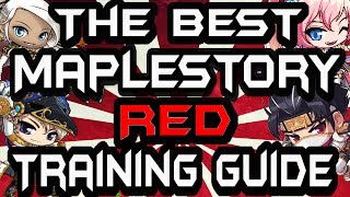 The Best Maplestory Red 1250 Training Guide All Jobs 2014 [upl. by Amick]