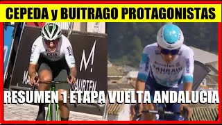 RESUMEN 1 ETAPA VUELTA a ANDALUCIA 2024 COLOMBIA y ECUADOR PROTAGONISTAS HOY [upl. by Ailbert]