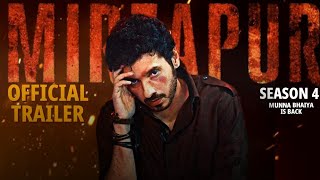 Mirzapur Season 4  Official Trailer  MUNNA IS BACK  Pankaj Tripathi Ali Fazal viral viralvideo [upl. by Rayle]