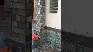 tile cladding installation [upl. by Safire]