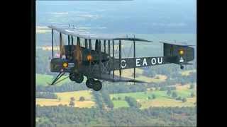 Vickers Vimy WW1 Bomber  First across the Atlantic [upl. by Werdnaed145]