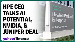 HPE CEO Juniper deal positions us for AI gains [upl. by Carmelita]