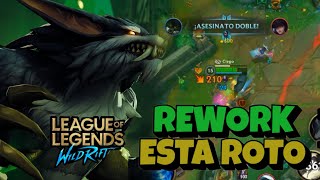 ¡EL REWORK DE WARWICK ESTA ROTO  Riicardo38k  Wild Rift [upl. by Wanyen263]