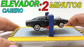 COMO hacer elevador para hot WHEELS CUSTOM DIORAMA escala 164 pistahotwheels mecanicustom humor [upl. by Nennahs707]