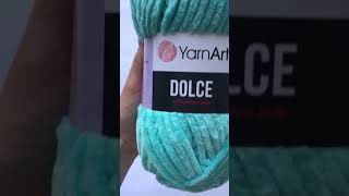 Подробный обзор пряжи YarnArt Dolce №746 Бирюза [upl. by Einnaffit]