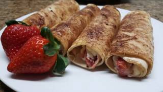 Air Fryer  Strawberry Chimichangas [upl. by Joachima]