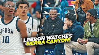 LeBron James amp Scottie Pippen PULLED UP To Sierra Canyon Bryce Cofield Showed Out with EASE [upl. by Swarts]