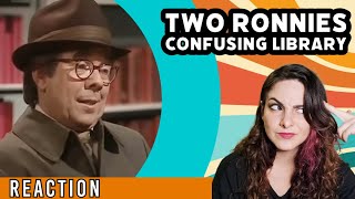 THE TWO RONNIES  The Confusing Library  REACTION [upl. by Vedi]