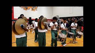 Donaldsonville vs Plaquemine High quotDrumline Battlequot2017 Donaldsonville High Botb [upl. by Hairahcaz253]