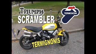 Ducati Scrambler 1100 Review with Termignoni exhausts [upl. by Munson]