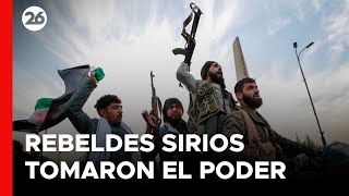 MEDIO ORIENTE  Los rebeldes sirios declararon su victoria sobre las fuerzas de Bashar alAssad [upl. by Eruot]