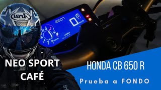 HONDA CB 650 R 2019 CASTELLANO REVIEW [upl. by Ovida]